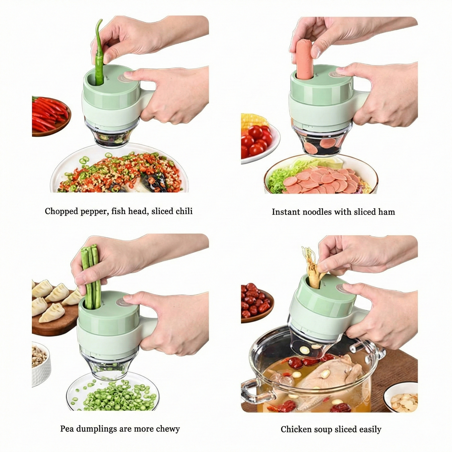 4 in 1 Portable Vegetable Cutter