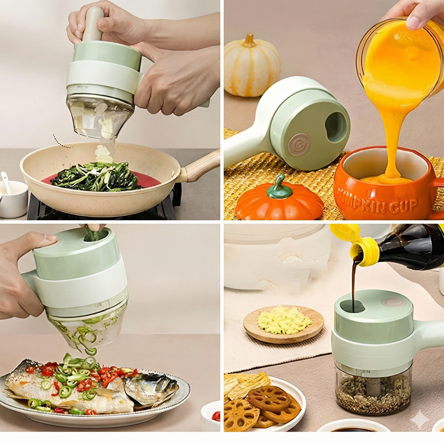 4 in 1 Portable Vegetable Cutter